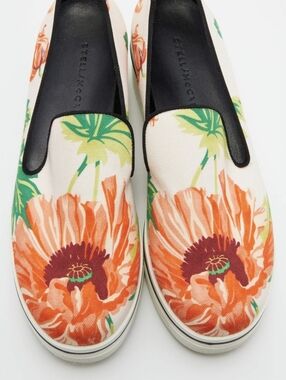 Stella McCartney Pale Pink & Tropical Floral Slip-on Platform (EU 39/US 8.5)